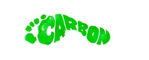 Green carbon footprint logo in How to Reduce Carbon Footprint article