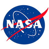 NASA logo with red, white, and blue colors on a white background