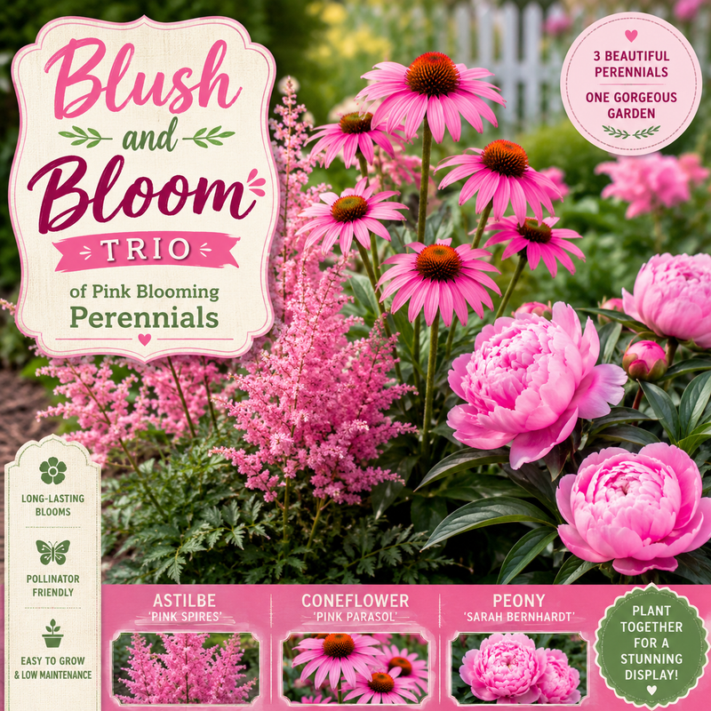 Blush & Bloom Trio