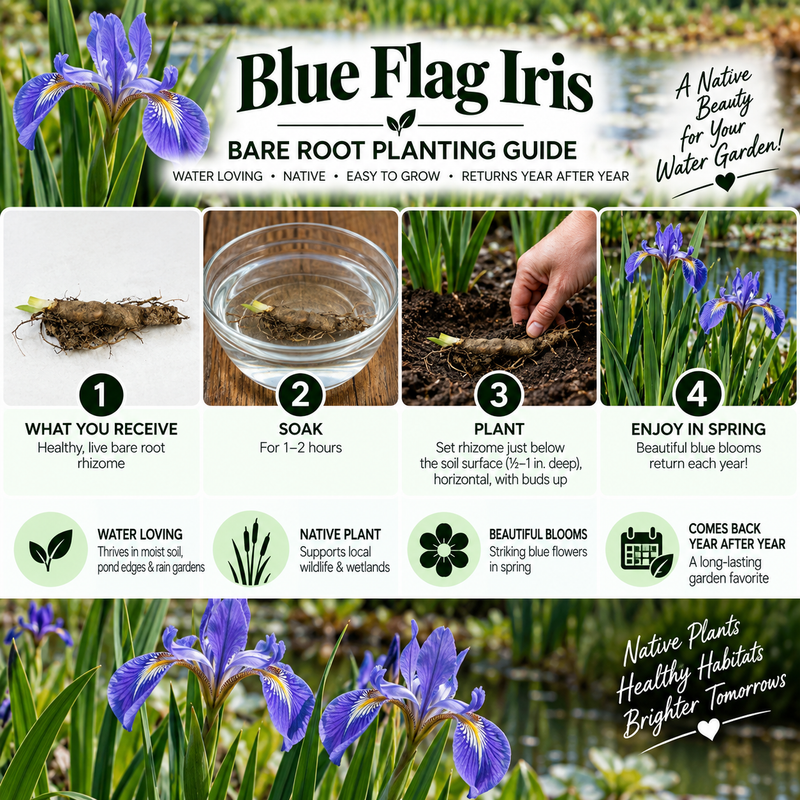 Blue Flag Iris planting guide - TN Nursery