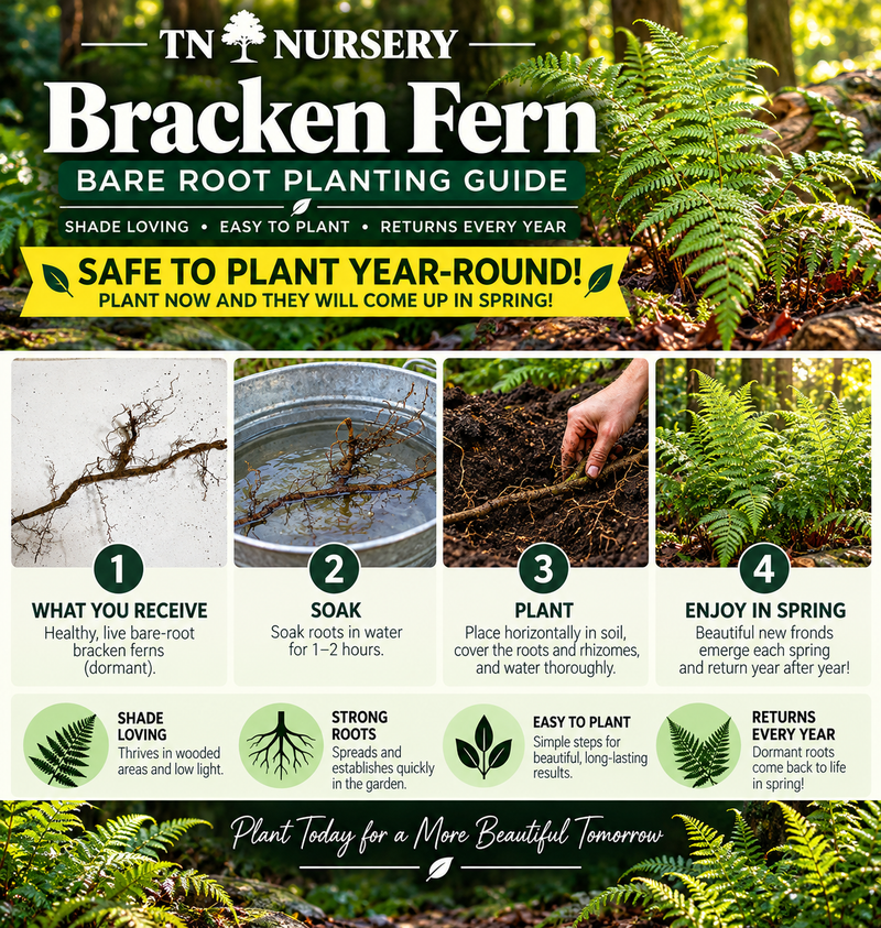Bracken Fern planting info