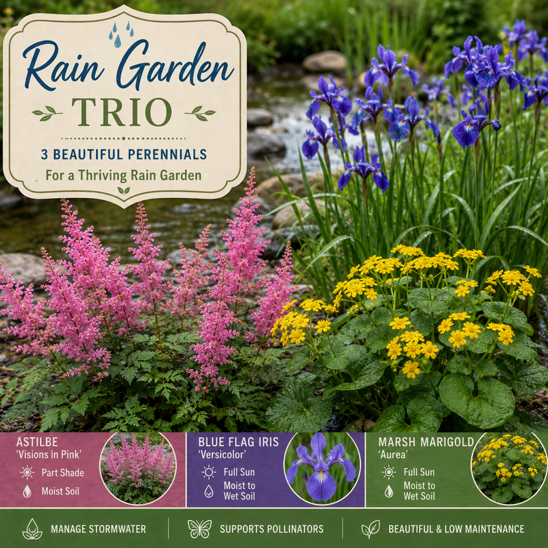 Rain Garden Trio
