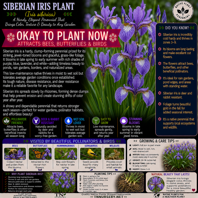Siberian Iris Plant