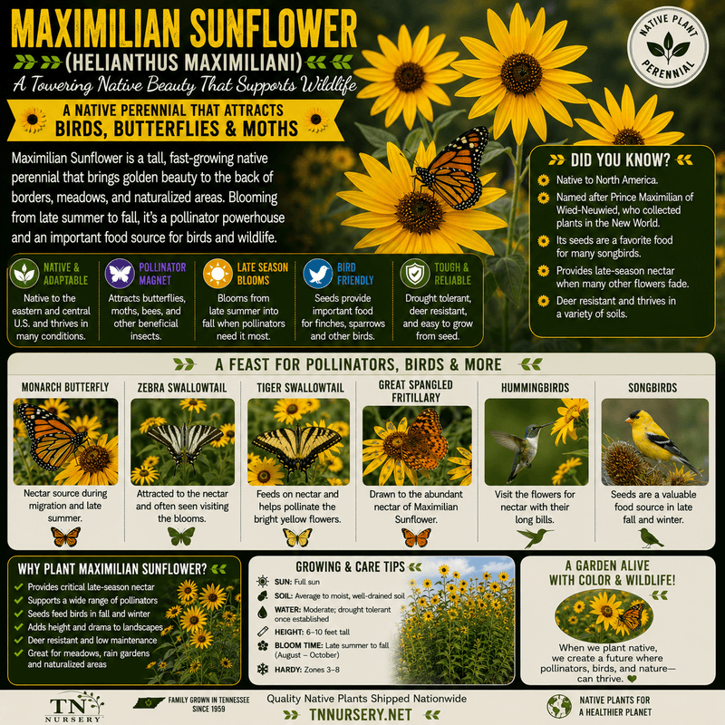 Maximilian Sunflower Plant - TN Nursery
