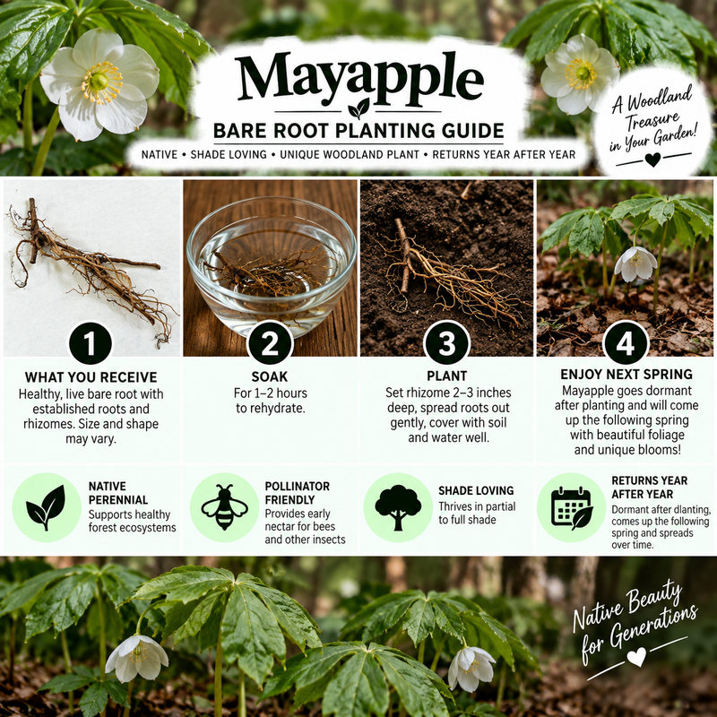 Mayapple planting guide - TN Nursery