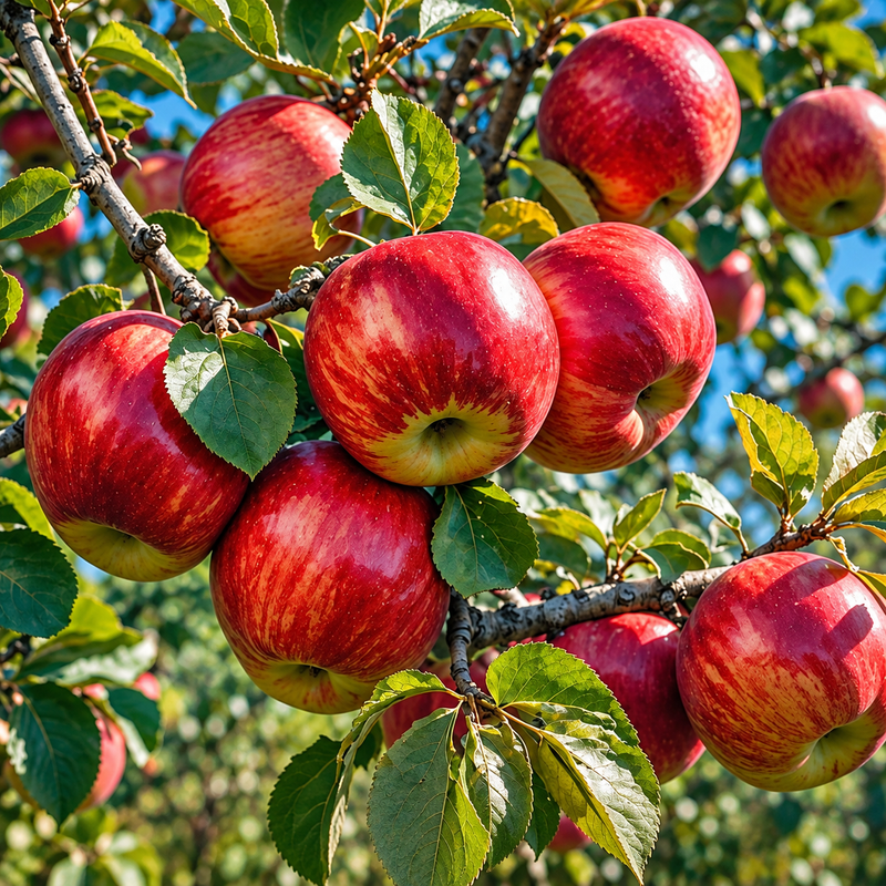 Apple Tree with fruit