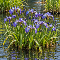 Blue Flag Iris Plant