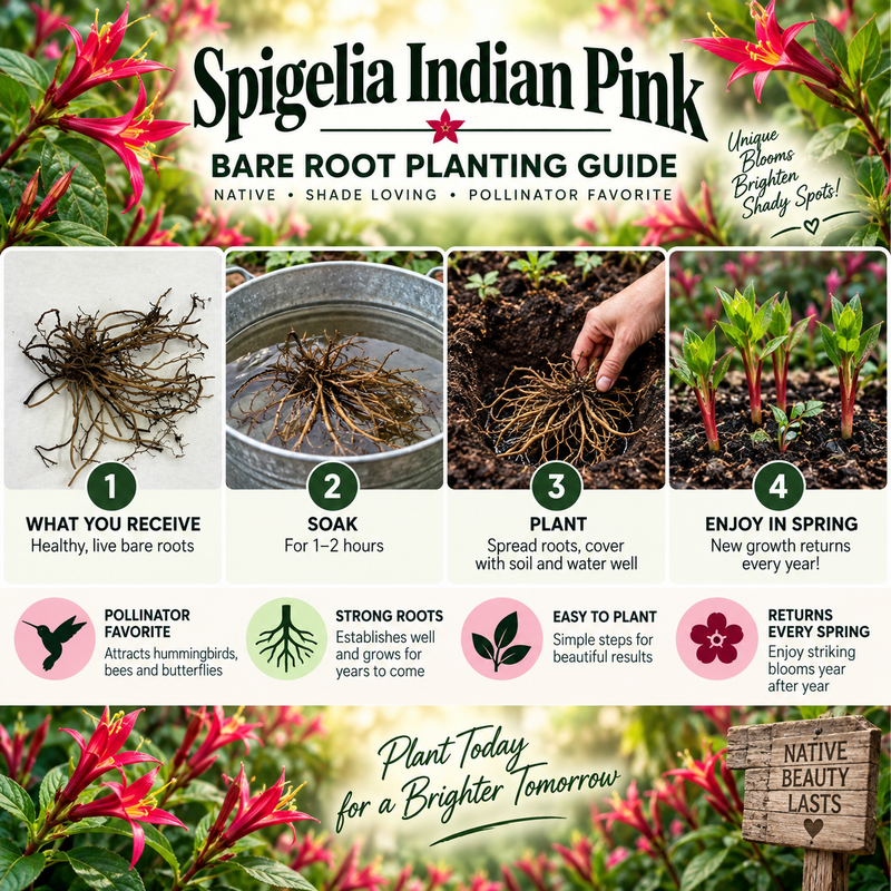 Indian Pink planting guide - TN Nursery